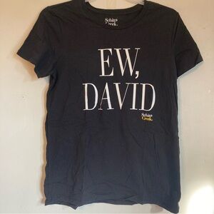 Schitt$ Creek black XL (15/17) Ew, David' T-Shirt